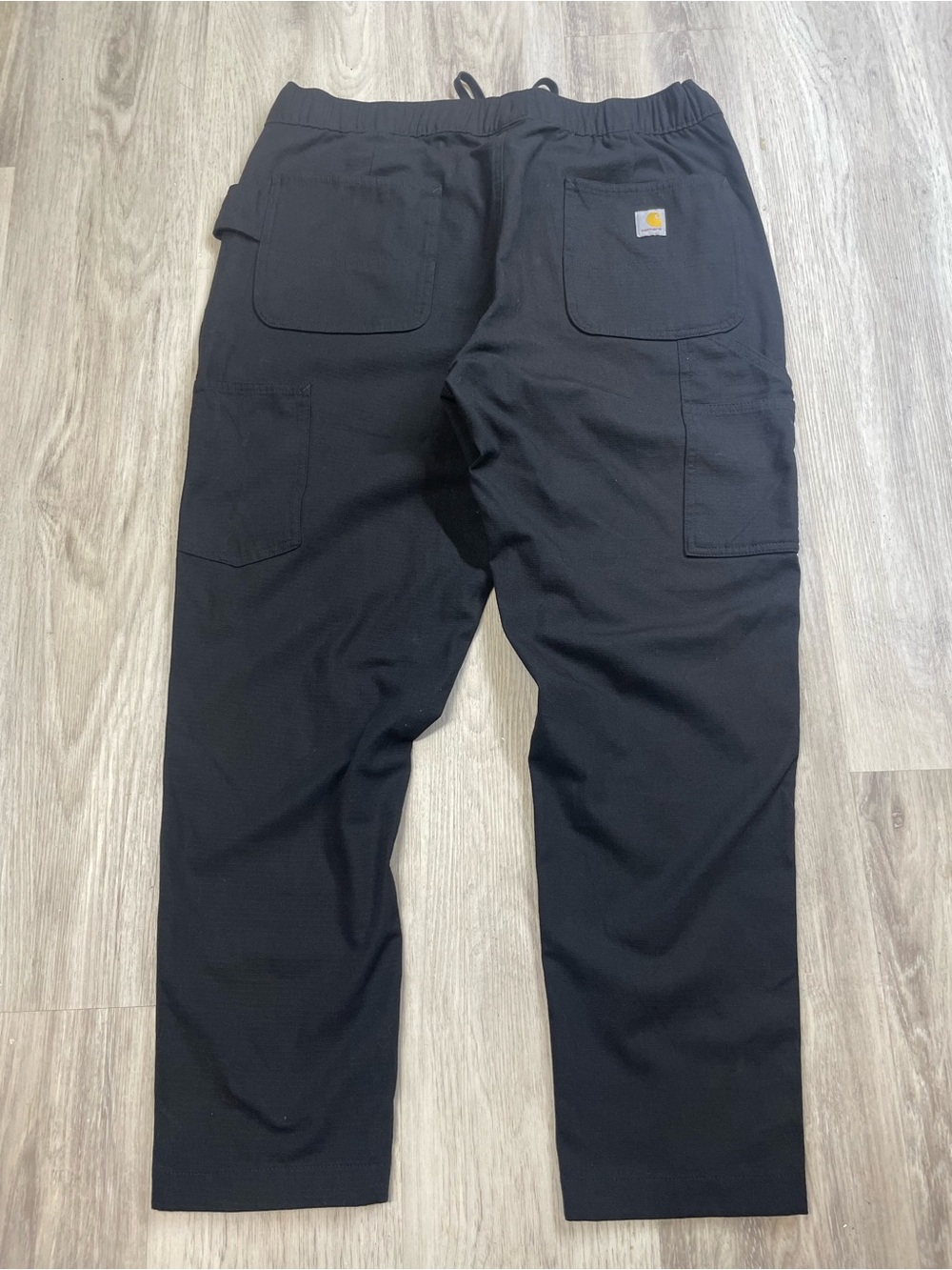 Carhartt Black Cargo Work Pants with Utility Pockets